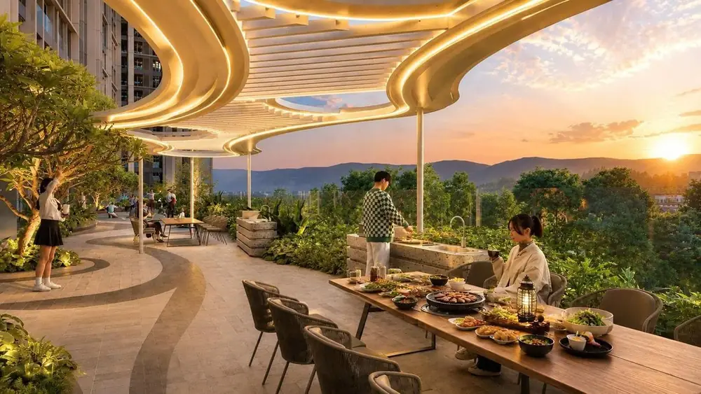 BBQ Garden trên cao tại Beachtro Tower