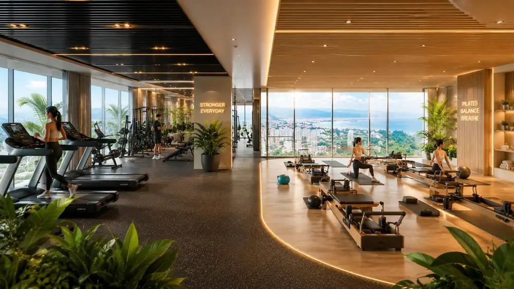 Tro Fitness — phòng gym và pilates tại Beachtro Tower