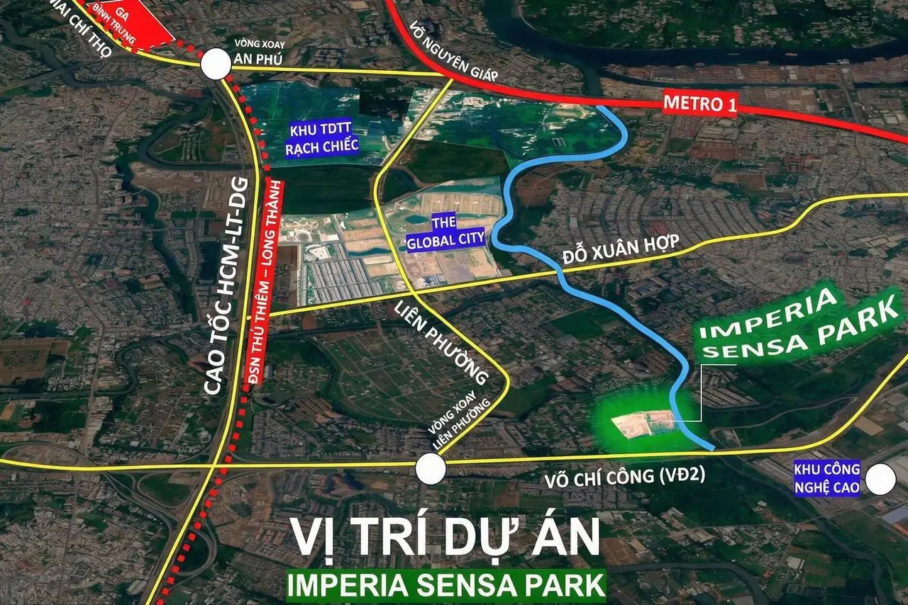 Bản đồ vị trí Imperia Sensa Park