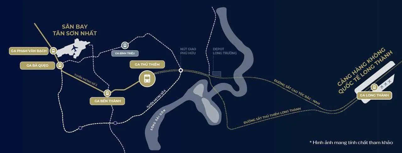 Bản đồ vị trí The Megapolis Thủ Thiêm
