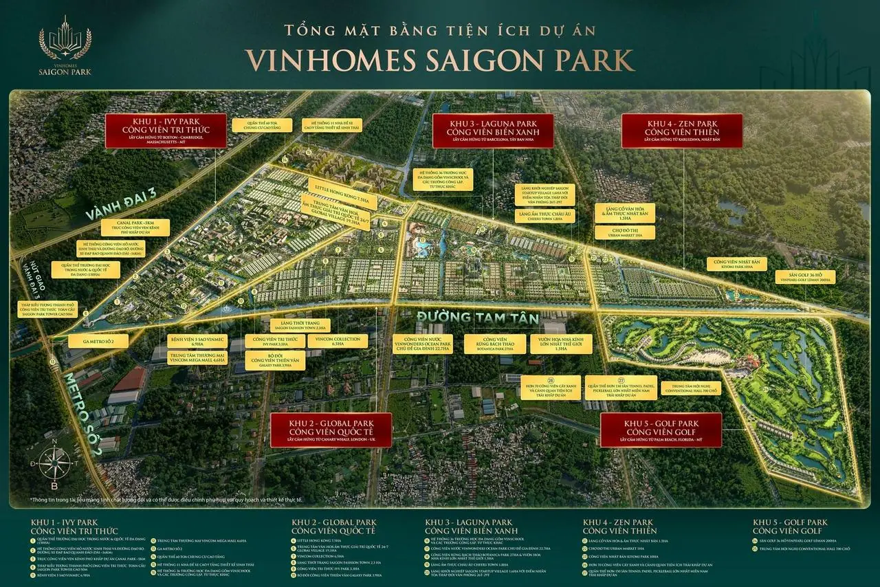 Mặt bằng Vinhomes Saigon Park